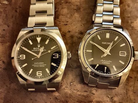 seiko sarb033 vs rolex oyster perpetual